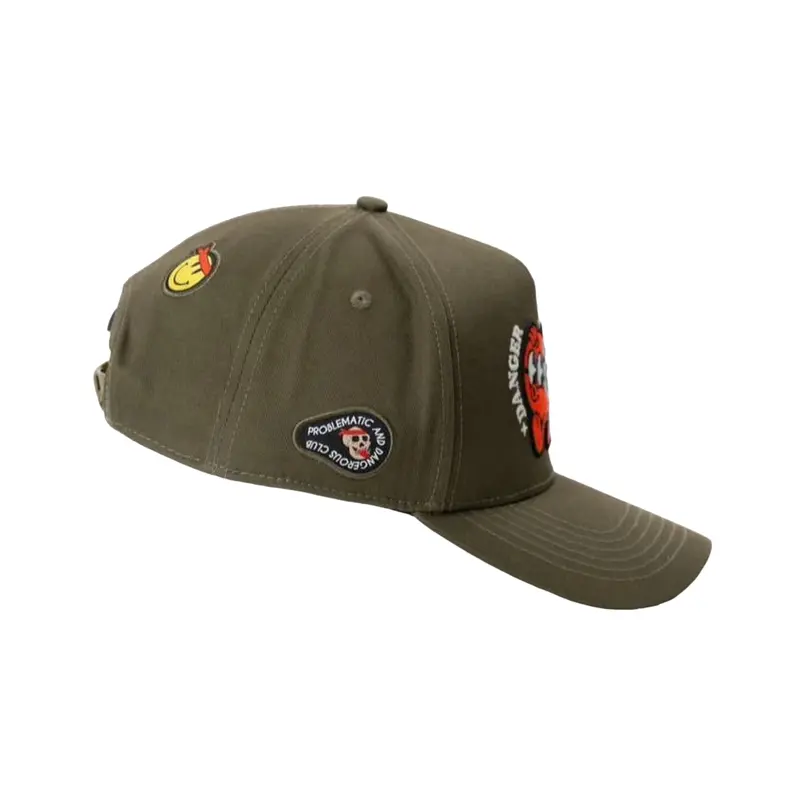 CHIQUETE HATS MENS GREEN SNAPBACK HAT DANGERBLUE GREEN
