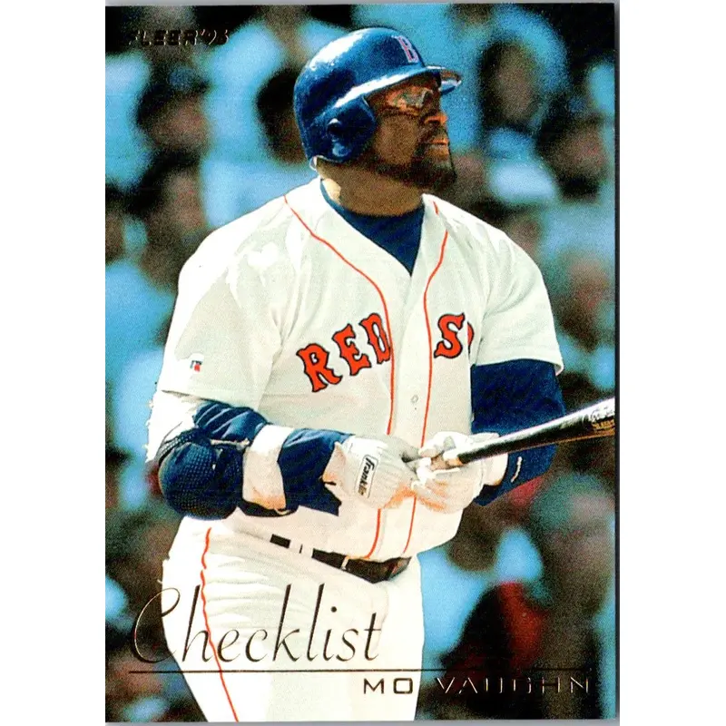 1996 Fleer Checklists Mo Vaughn #9
