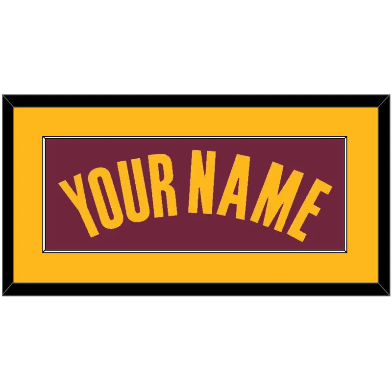 Cleveland Name - Road Red (2010-2017) - Single Mat 2