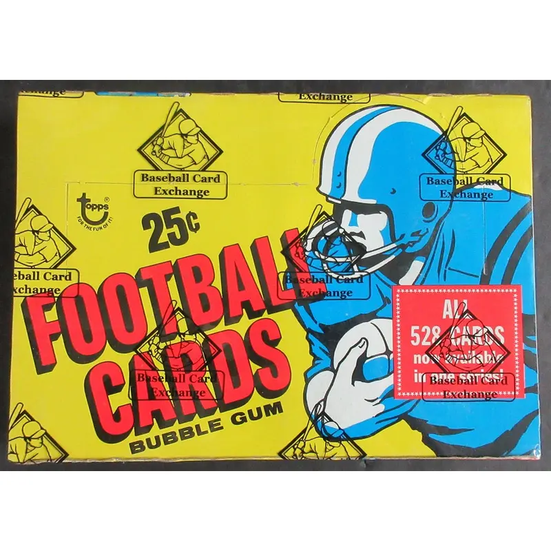 1976 Topps Football Unopened Cello Box (BBCE) (X1761)