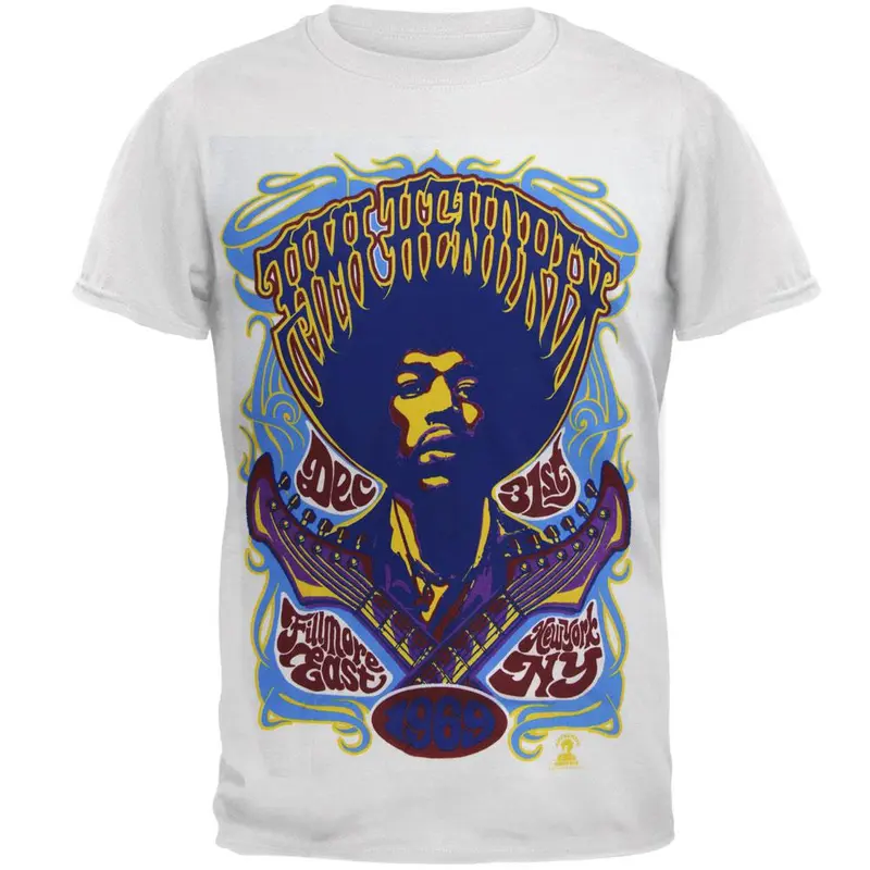Jimi Hendrix - Fillmore East 1969 Soft Mens T Shirt