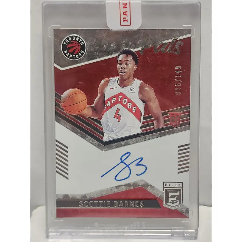 Scottie Barnes 2021 Panini Elite Rookie Pen Pals Auto #26/149