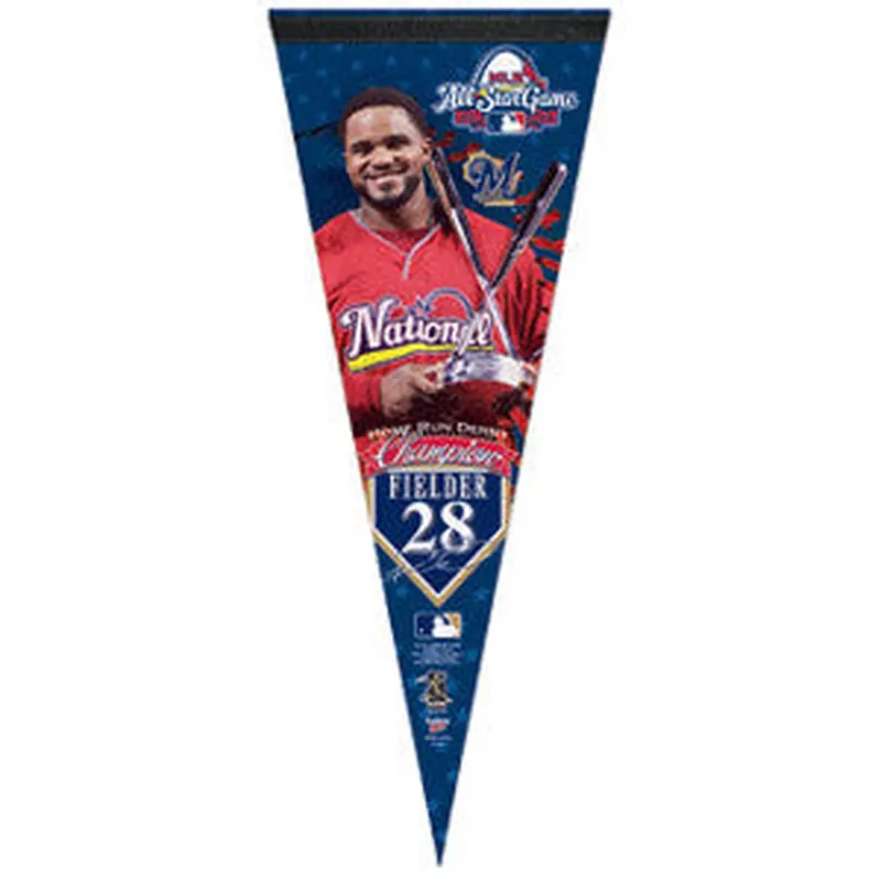 Prince Fielder Home Run Derby 2009 Champ Pennant (L.E. /2,009)