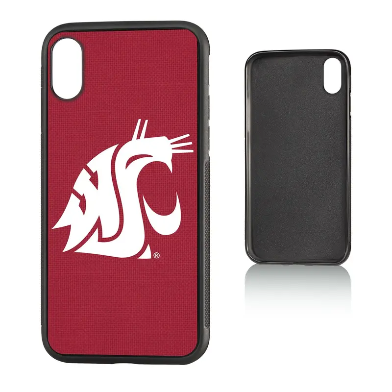 WSU Cougars Crimson iPhone X/XS/XR Bumper Case