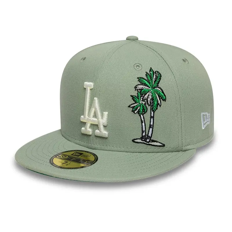 LA Dodgers MLB Palm Taco Green 59FIFTY Fitted Cap