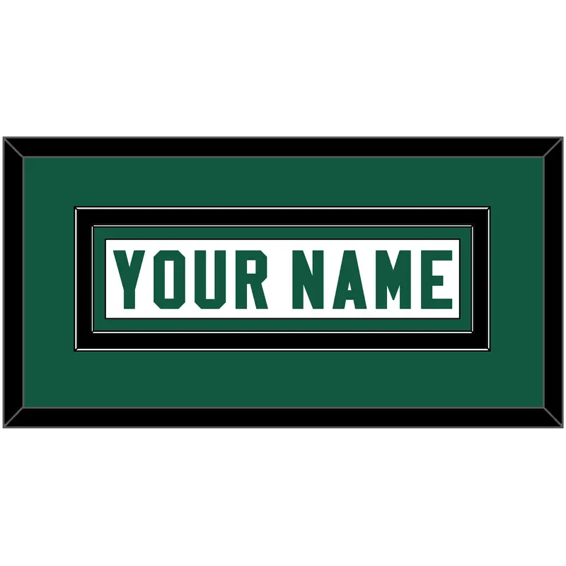 New York Nameplate - Road White (2019-2023) - Double Mat 2