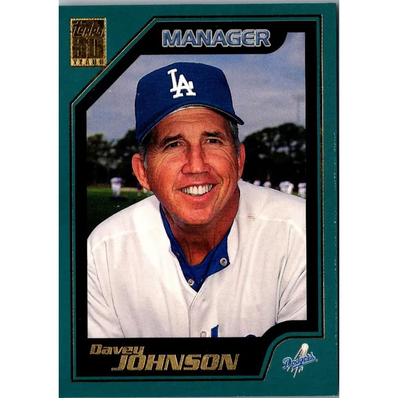 2001 Topps Davey Johnson #340