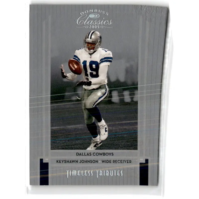 2005 Donruss Classics Timeless Tributes Silver Keyshawn Johnson #26 07/50