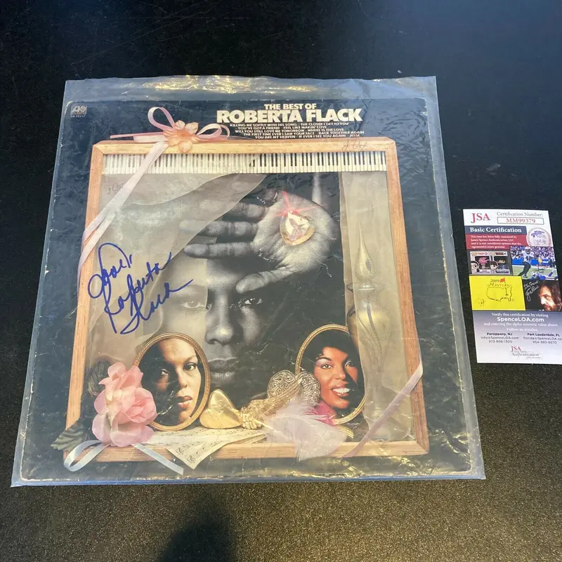 Roberta Flack Signed Autographed LP Record Album With JSA COA