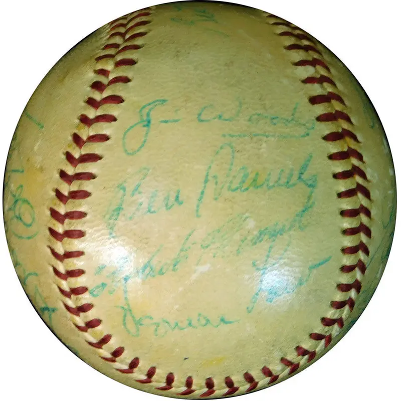 Roberto Clemente George Sisler 1959 Pittsburgh Pirates Team Signed Baseball JSA