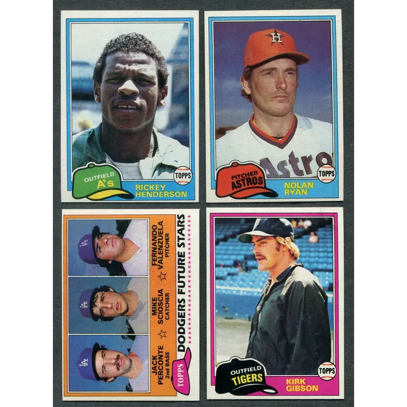 1981 Topps Baseball Complete Set EX/MT NM (726) (24-458)
