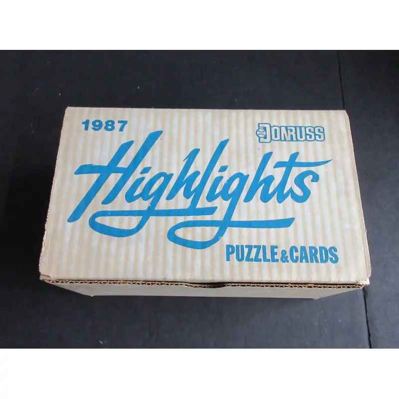 1987 Donruss Baseball Highlights Factory Set Box (15 Sets) (Authenticate)