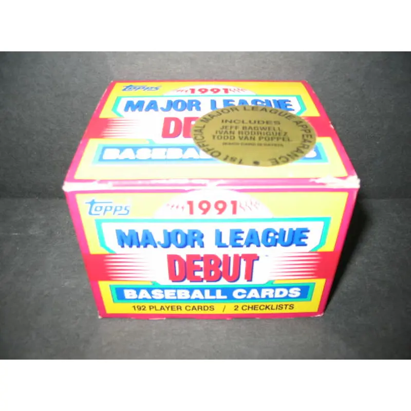 1991 Topps Baseball Major League Debut Factory Set