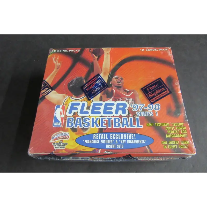 1997/98 Fleer Basketball Series 1 Box (Retail) (18/10)