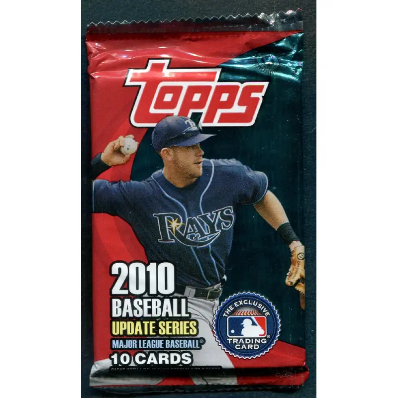 2010 Topps Baseball Unopened Update Series Pack (Hobby) (10)