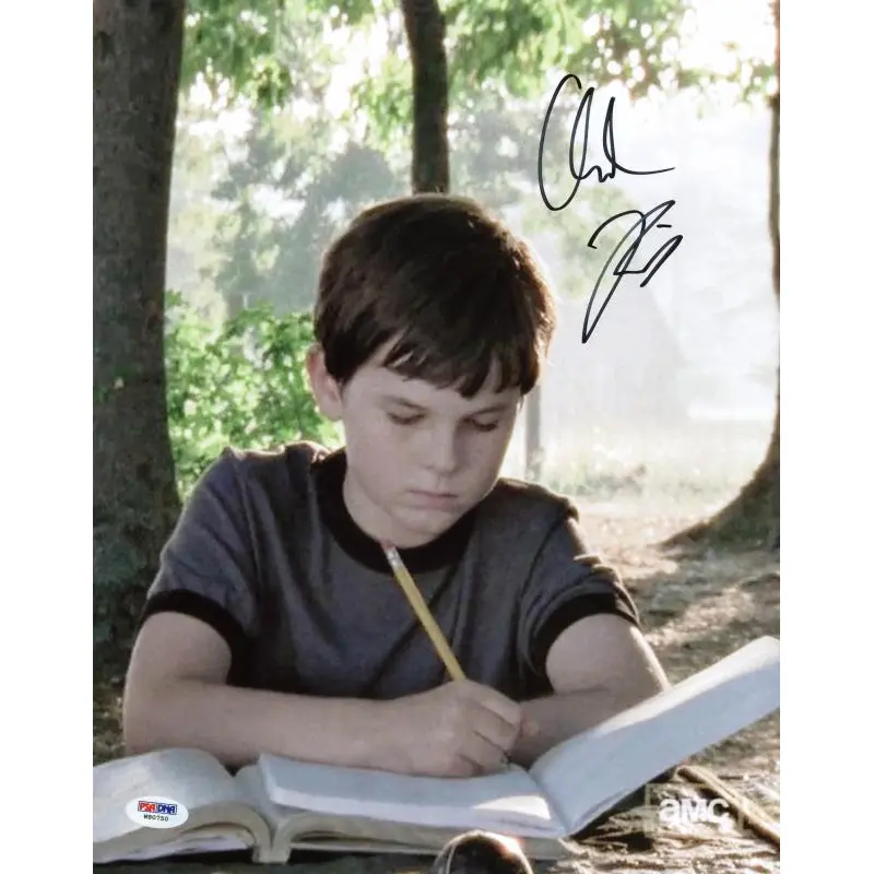 Chandler Riggs The Walking Dead Signed Authentic 11X14 Photo PSA/DNA #W80750