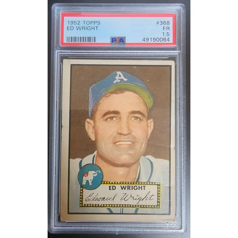 Ed Wright 1952 Topps #368 PSA 1.5