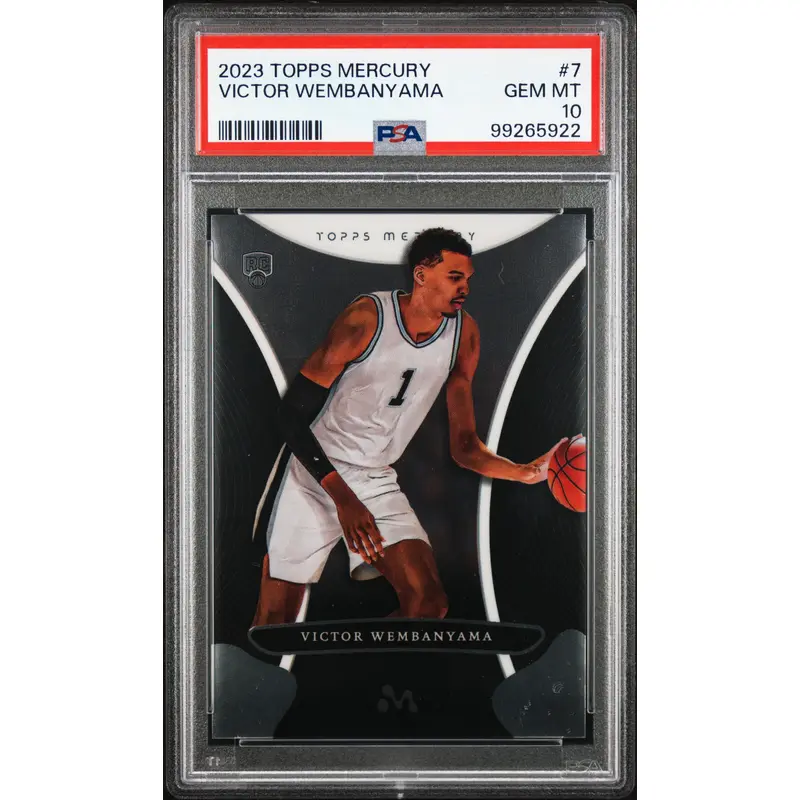Victor Wembanyama 2023 Topps Mercury #7 PSA 10 Gem Mint