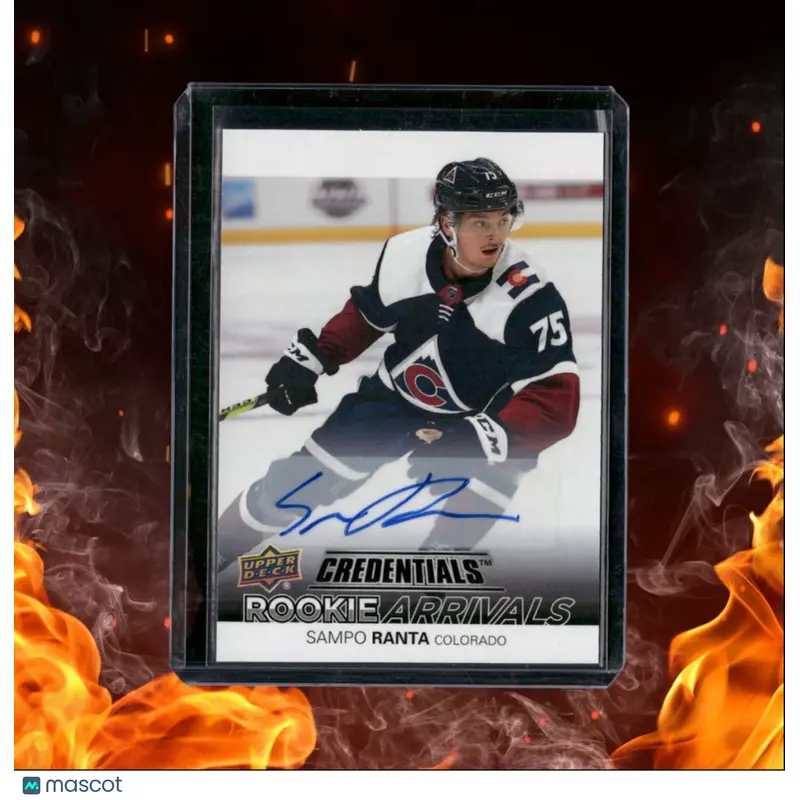 2021-22 Upper Deck Credentials Sampo Ranta Arrivals Rookie Auto #RA-42