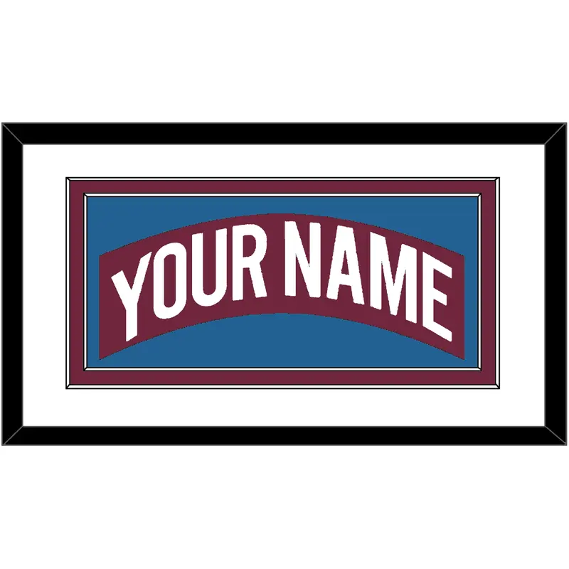 Colorado Nameplate - Road Burgundy (1999-2001) - Double Mat 1