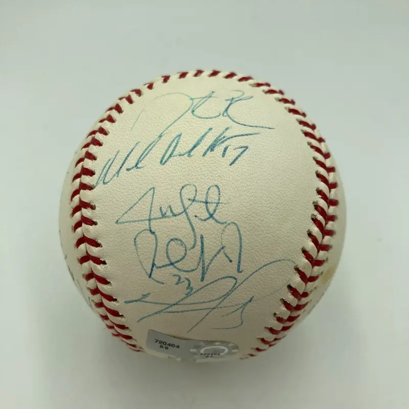 2007 Boston Red Sox World Series Champs Team Signed W.S. Baseball PSA DNA & MLB