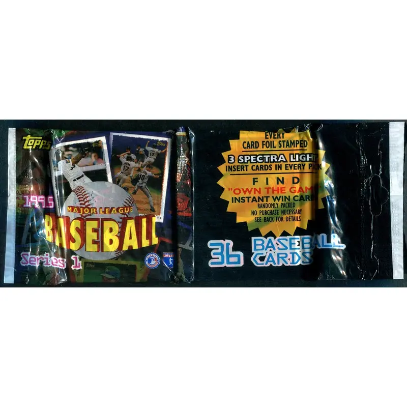 1995 Topps Baseball Unopened Series 1 Jumbo Pack (36)