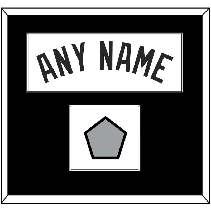 San Antonio Name & Champions Banner Patch - Home White (2002-2017) - Single Mat 1