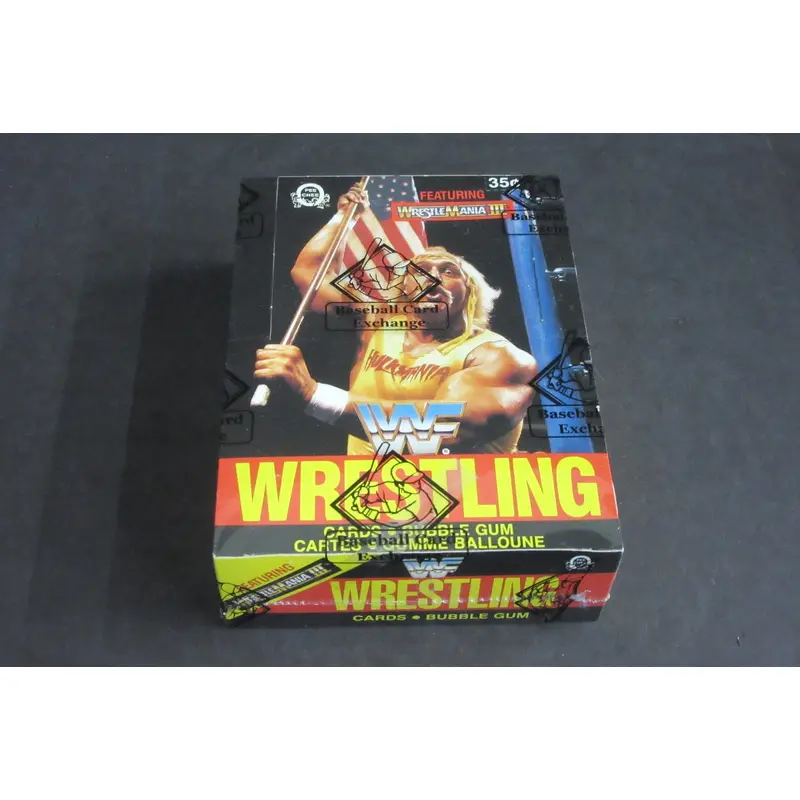 1987 OPC O-Pee-Chee WWF Wrestling Unopened Wax Box (BBCE)