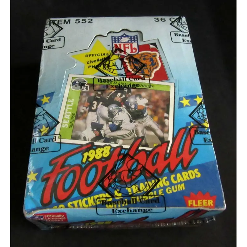 1988 Fleer Football Unopened Wax Box (BBCE)