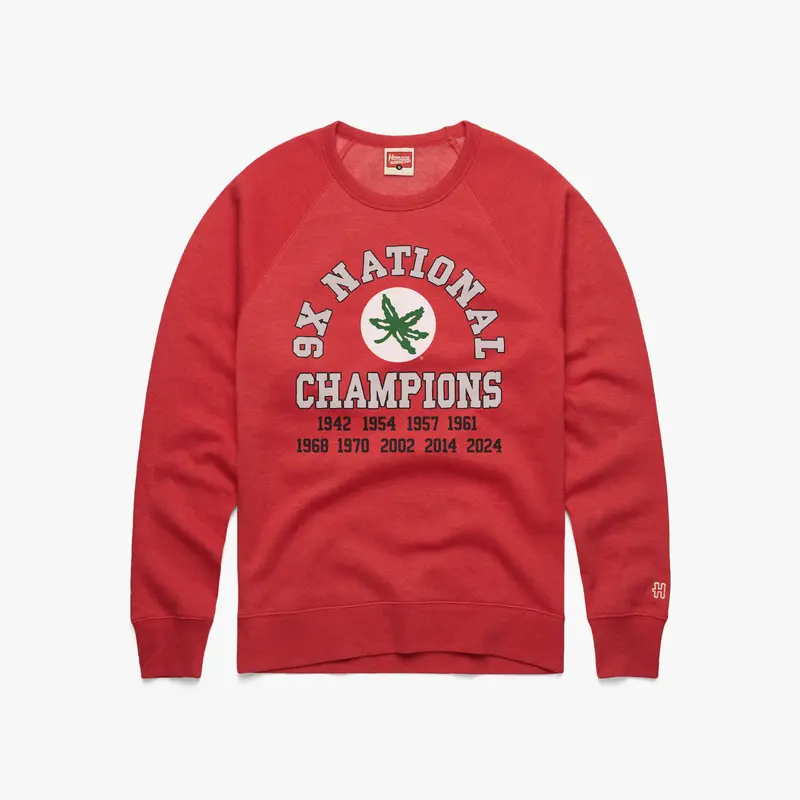 Ohio State 9x National Champions Crewneck