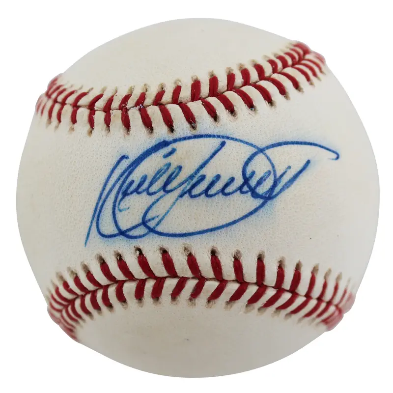 Twins Kirby Puckett Authentic Signed Gene Budig Oal Baseball BAS #AA03809