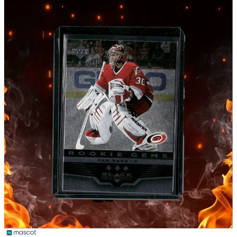 2005-06 Upper Deck Black Diamond Cam Ward Gems Rookie #152