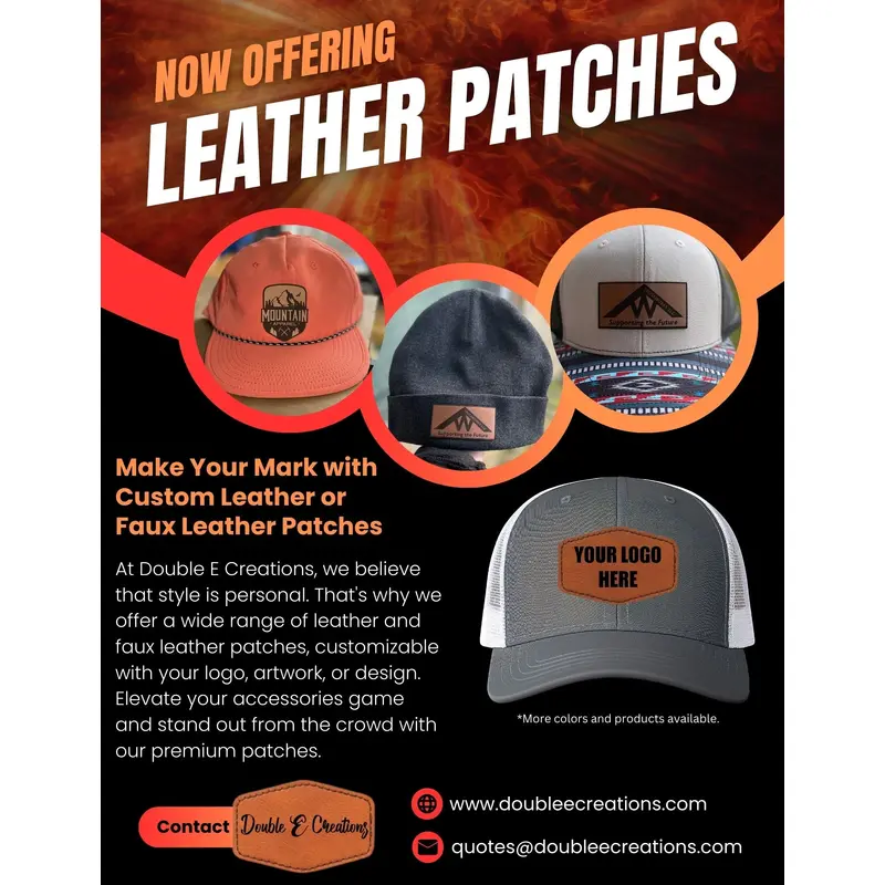 Custom Leather Patch Caps