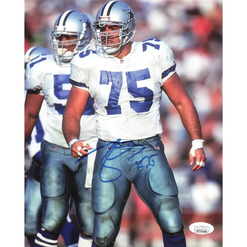 Tony Casillas signed 8x10 photo JSA COA Dallas Cowboys Autographed Picture