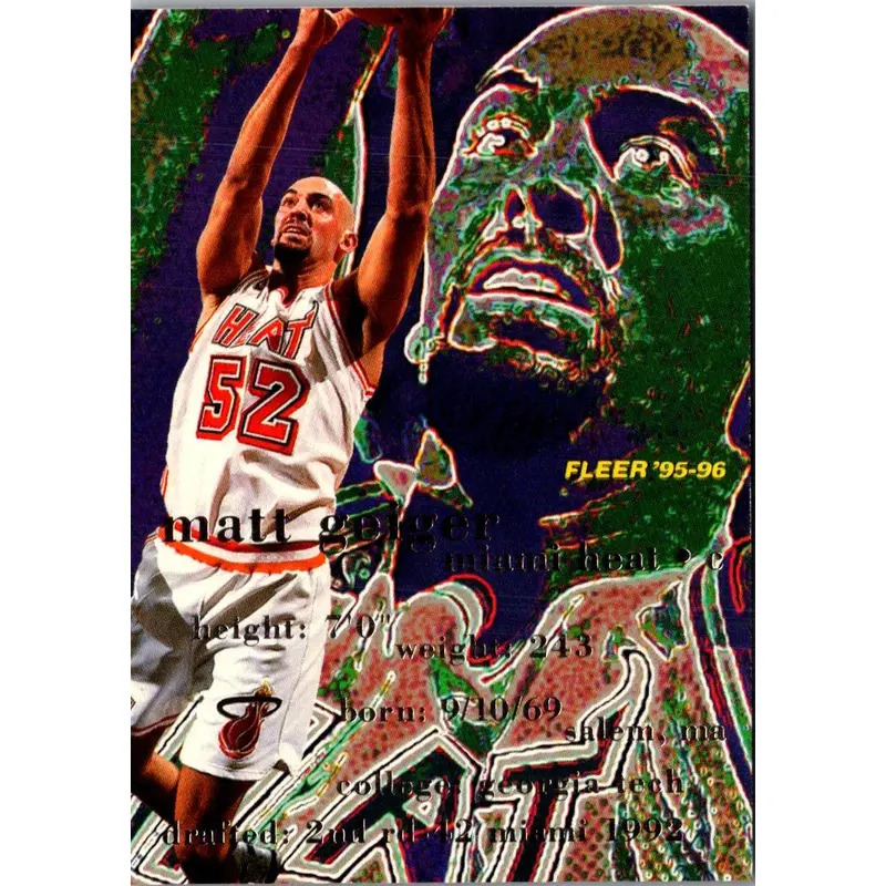 1995 Fleer Allan Houston #52