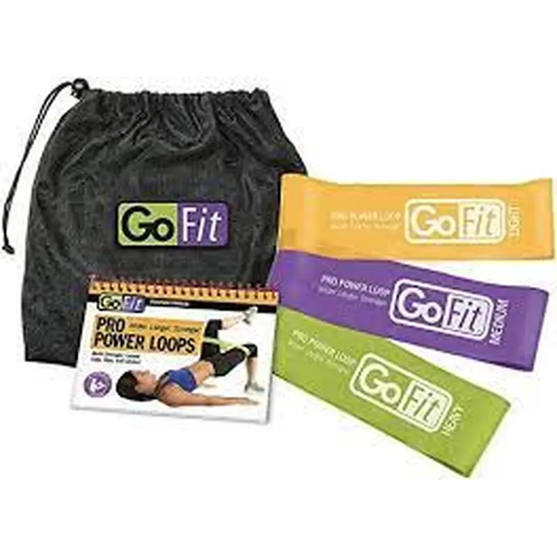 New Go Fit Pro Power Loops Set of 3 Light, Medium, Heavy