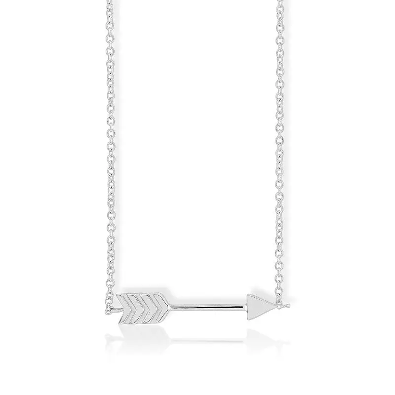 Sterling Silver Arrow Necklace