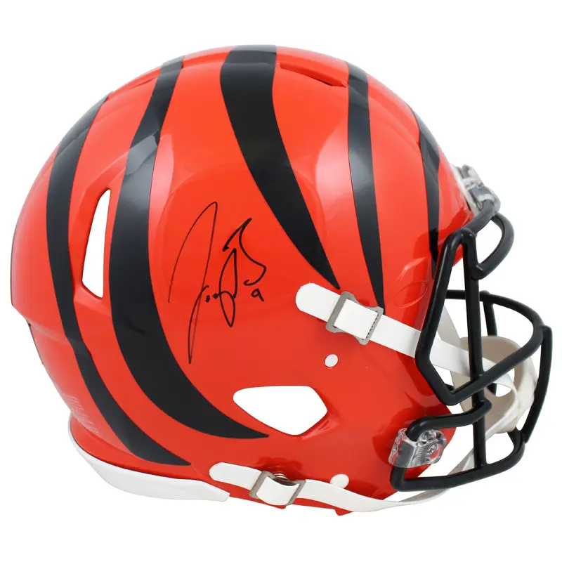 Bengals Joe Burrow Authentic Signed Full Size Speed Proline Helmet Fanatics