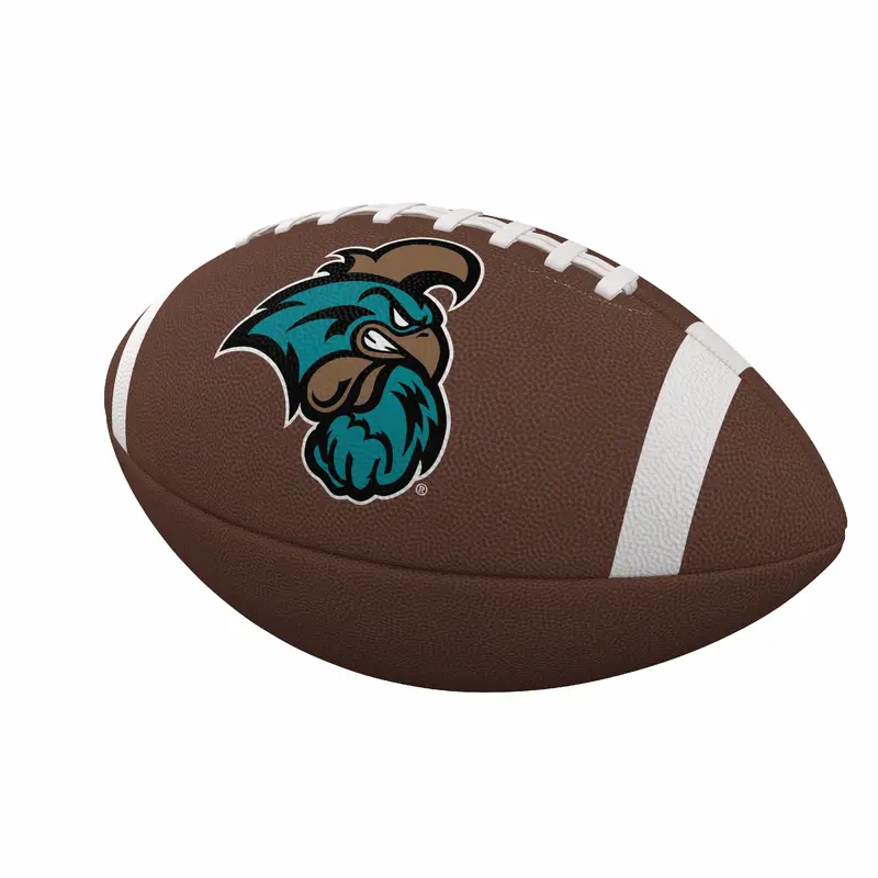 Coastal Carolina Team Stripe Official-Size Composite Football