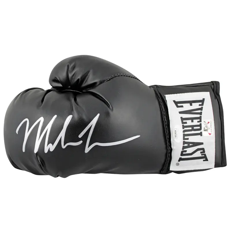 Mike Tyson Authentic Signed Black Left Hand Everlast Boxing Glove JSA Witness