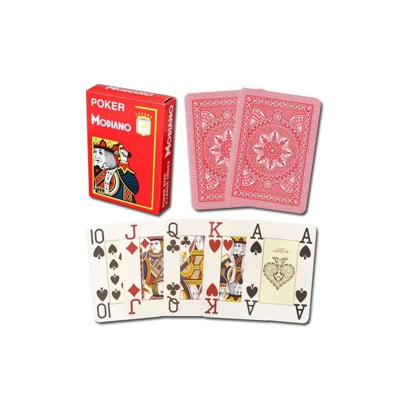 Modiano Jumbo Index Poker Cards 9Ball India | Kibi Sports