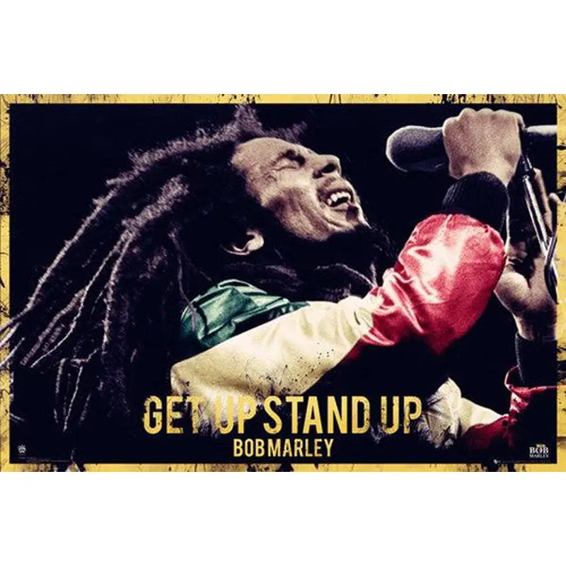 Bob Marley "Get Up Stand Up" Reggae Music Superstar Poster - GB Eye