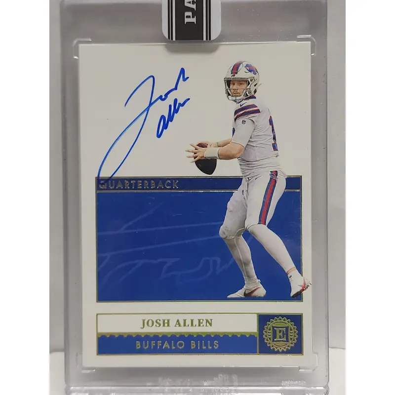 Josh Allen 2021 Panini Encased Auto 2024 Black Box 1/1