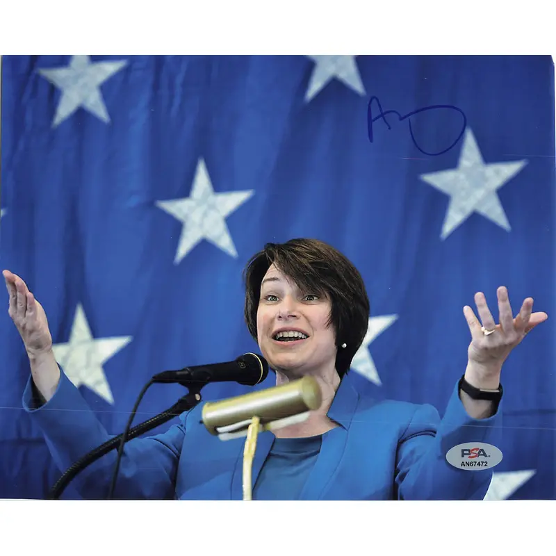 Amy Klobuchar signed 8x10 photo PSA/DNA Autographed Politician