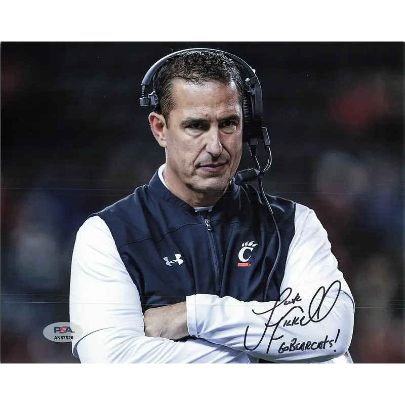 Luke Fickell signed 8x10 photo PSA/DNA Autographed Football Coach