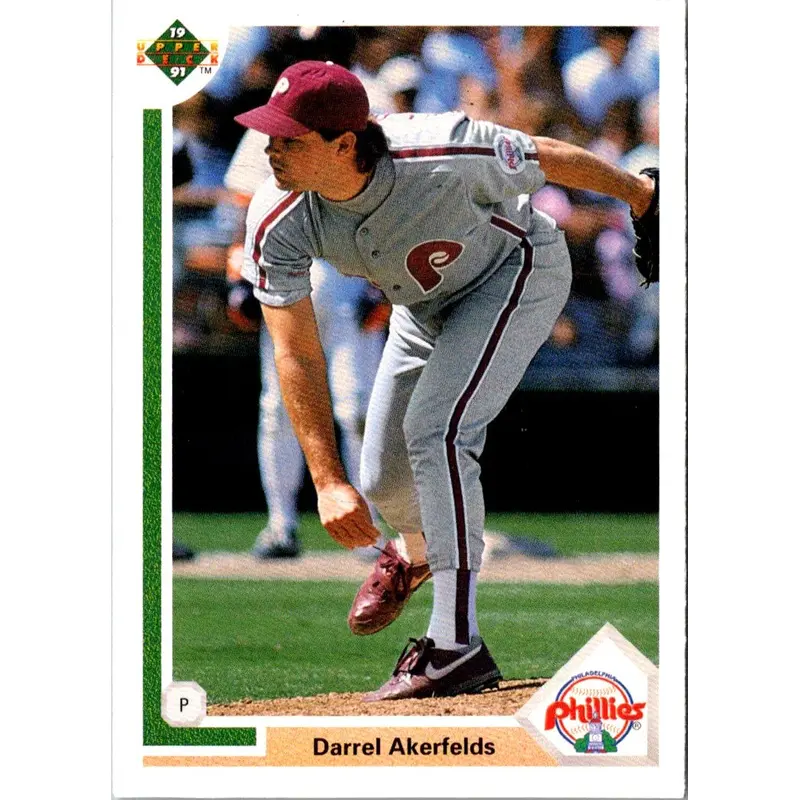 1991 Upper Deck Darrel Akerfelds #619