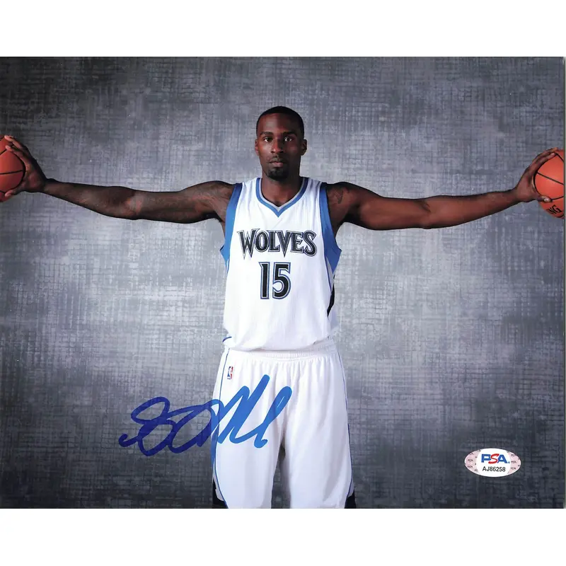 Shabazz Muhammad signed 8x10 photo PSA/DNA Minnesota Timberwolves Autographed