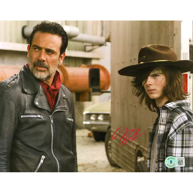 Chandler Riggs The Walking Dead Authentic Signed 8x10 Photo BAS #BG83210
