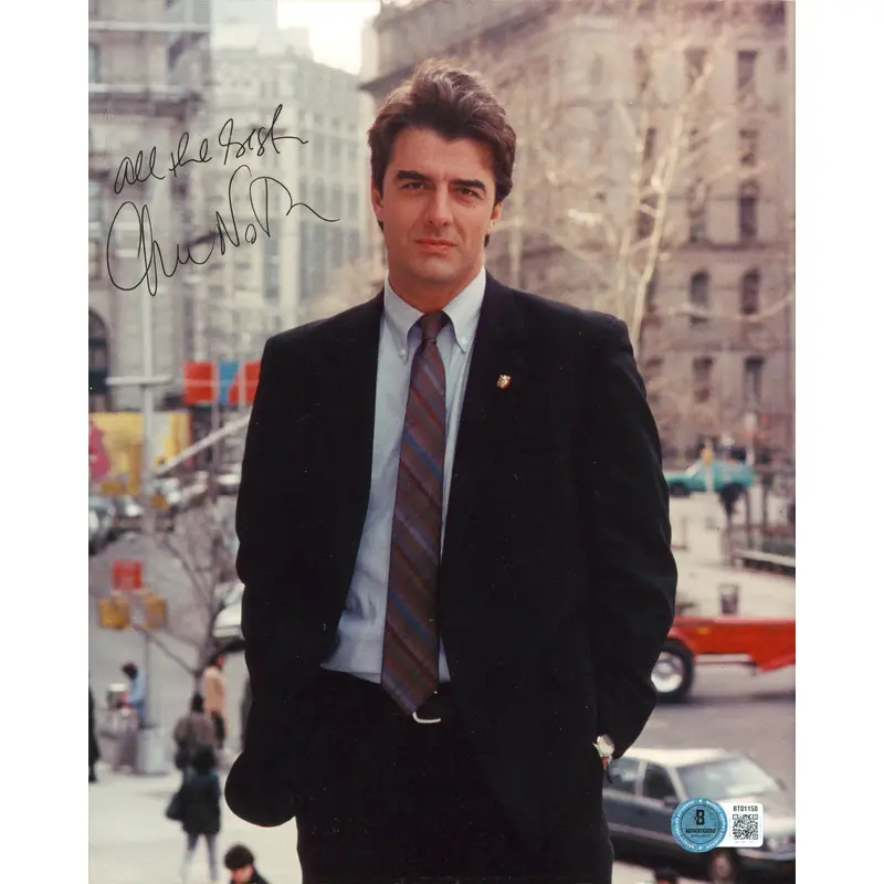 Chris Noth Sex And The City "All The Best" Signed 8x10 Vertical Photo BASBT01150