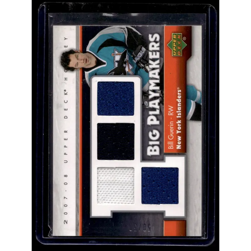 2007-08 Upper Deck - Big Playmakers Jersey - Bill Guerin #BP-BG /50